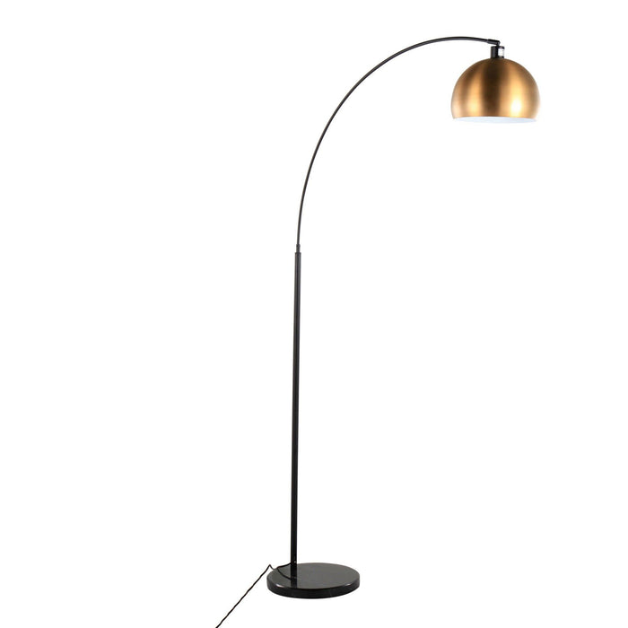 March - Floor Lamp - Black Marble