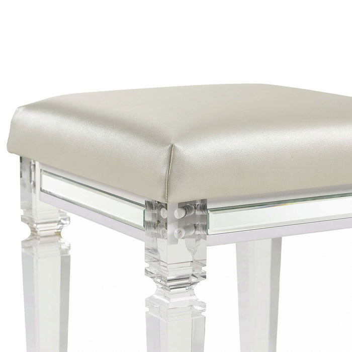 Twenty Nine - Vanity Stool With Acrylic Leg