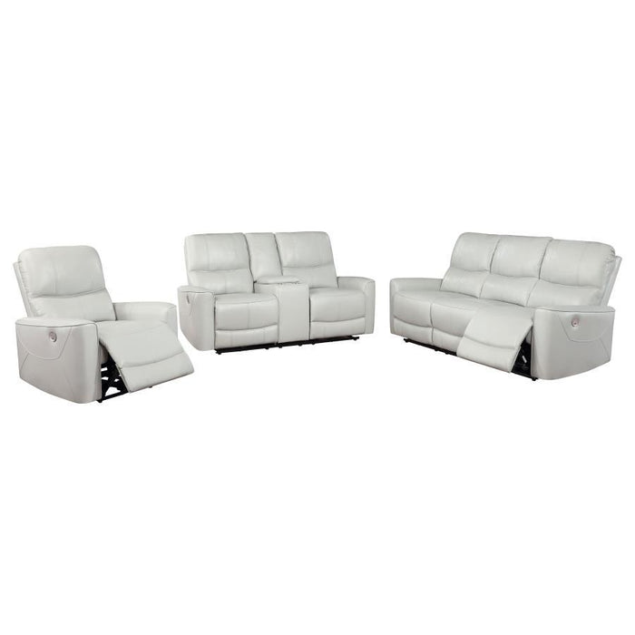 Greenfield - Upholstered Power Reclining Sofa Set