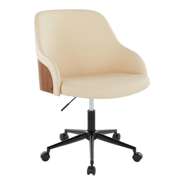 Bacci - Office Chair - Black Metal Base