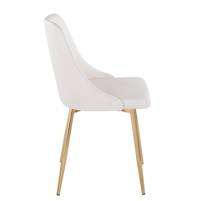 Marche - Chair (Set of 2) - Gold Legs