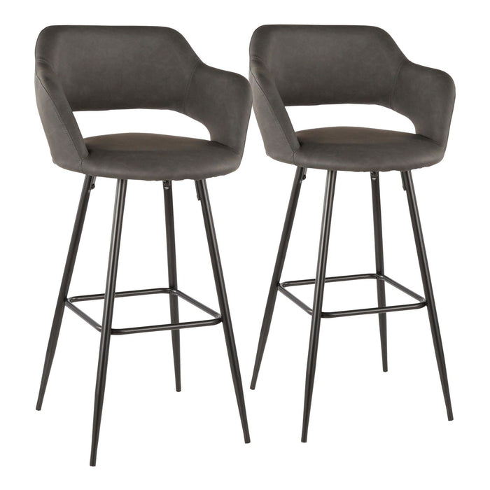 Margarite - Barstool - Black Metal (Set of 2)