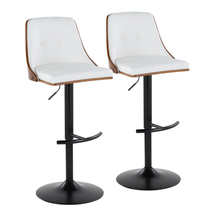 Gianna - Adjustable Barstool (Set of 2) - Black Base