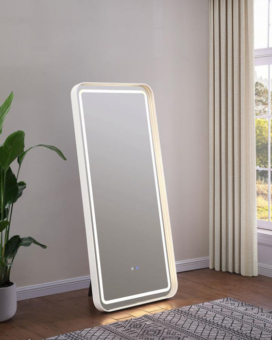 Glendora - LED Standing Mirror BT Speakers - Black