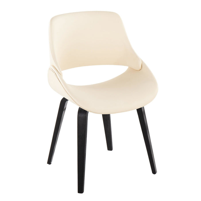 Fabrico - Chair (Set of 2) - Black Wood Legs