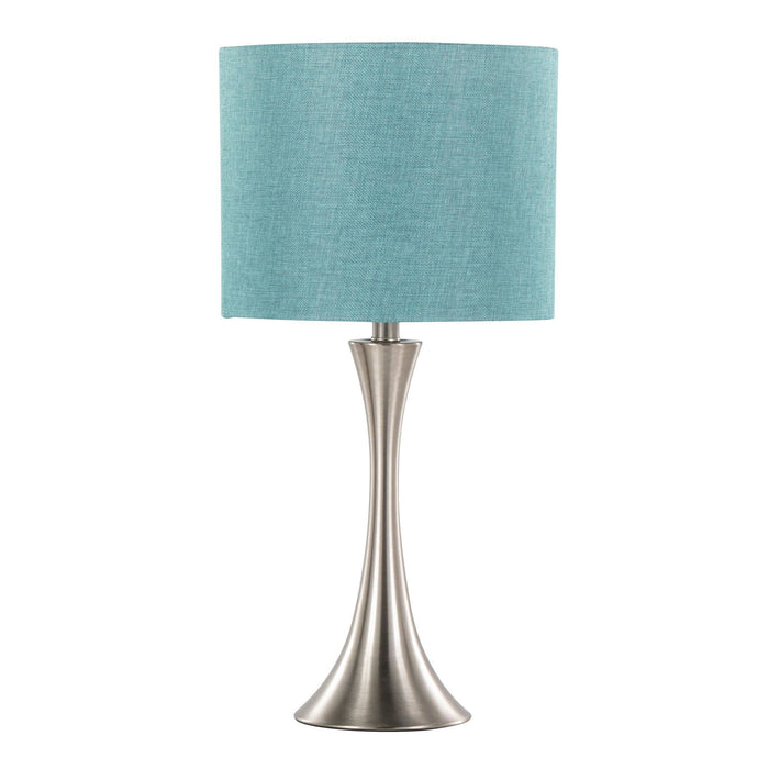 Lenuxe - 24" Metal Table Lamp (Set of 2) - Steel Base