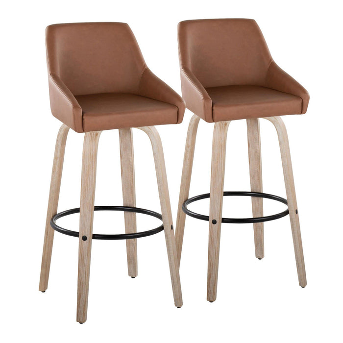 Hannah - 30" Fixed-Height Barstool With Swivel (Set of 2)