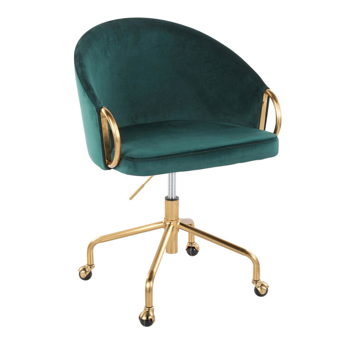 Claire - Task Chair - Gold Base