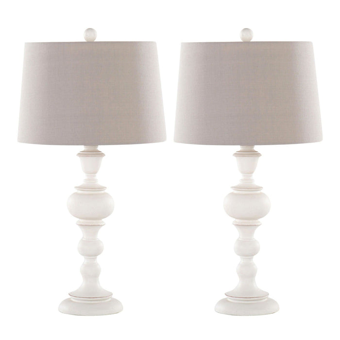 Morocco - 30" Polyresin Table Lamp (Set of 2)