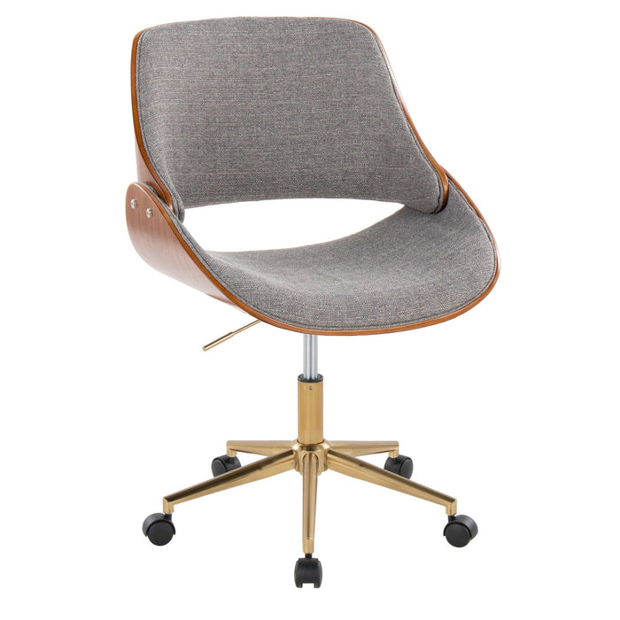 Fabrizzi - Office Chair - Gold Base