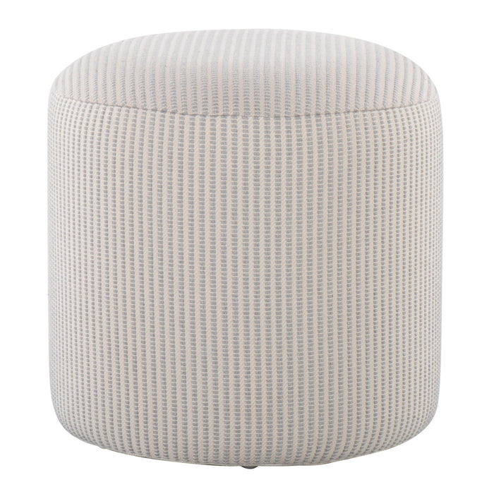 Round - Pouf - White