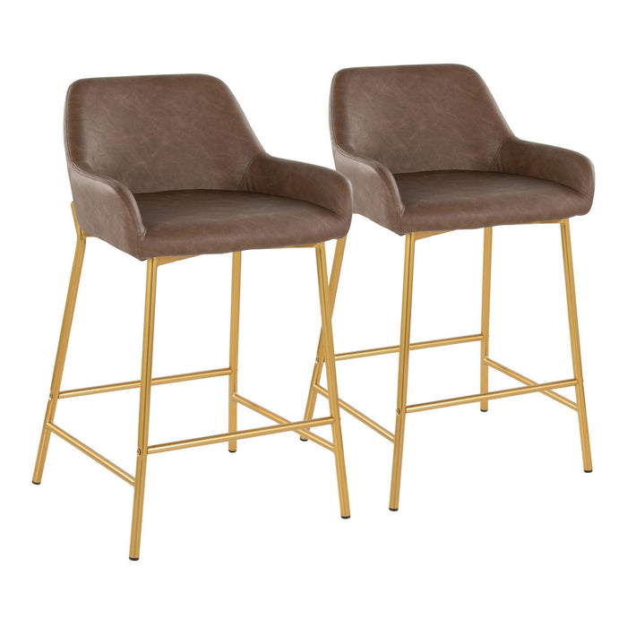 Daniella - 24" Fixed-Height Counter Stool (Set of 2)