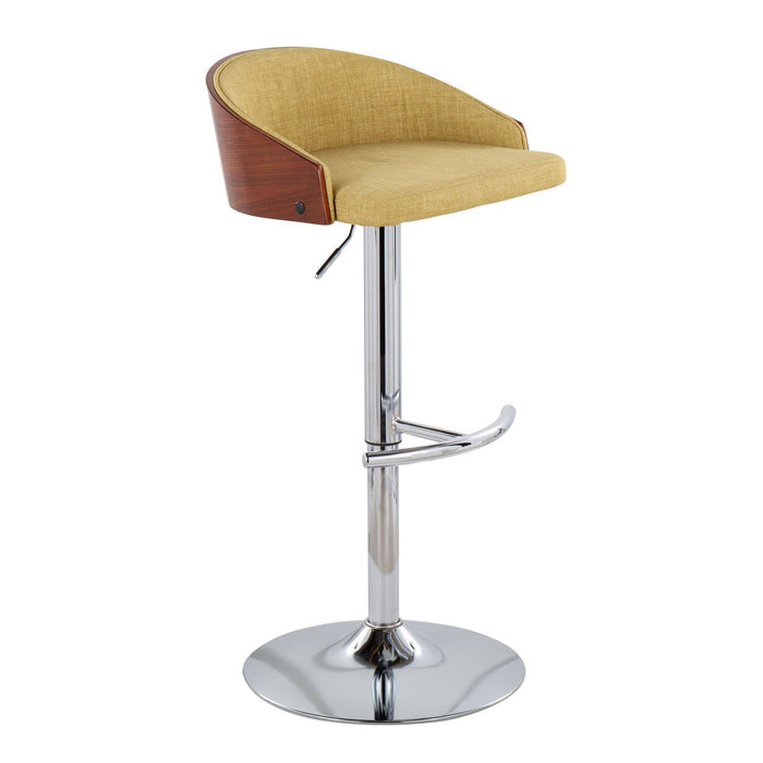 Shiraz - Adjustable Barstool (Set of 2) - Yellow