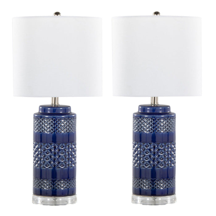 Casa - 21" Ceramic Table Lamp (Set of 2)