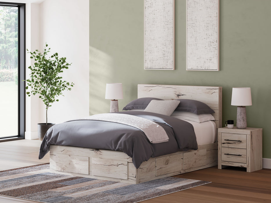 Lawroy - Panel Bed With Storage