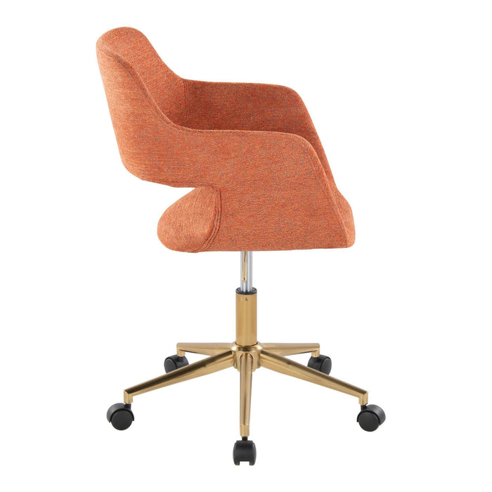 Margarite - Task Chair - Gold Base