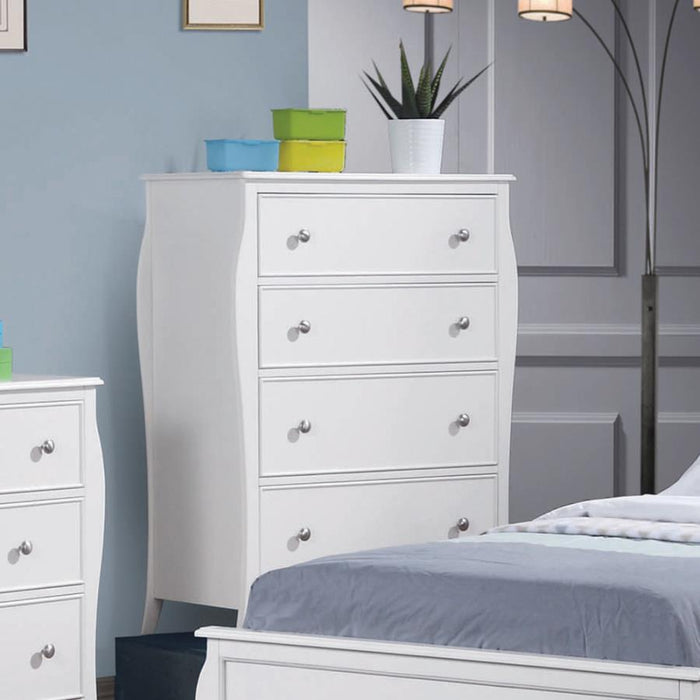 Dominique - 4-Drawer Chest - White