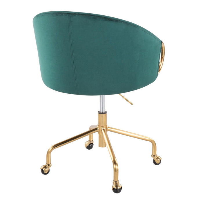 Claire - Task Chair - Gold Base