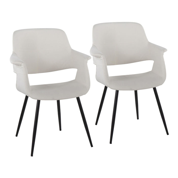 Vintage Flair - Chair (Set of 2) - Black Legs