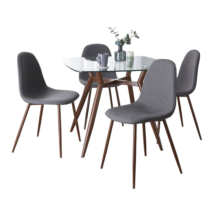 Clara - Pebble Dining Set (Set of 5)