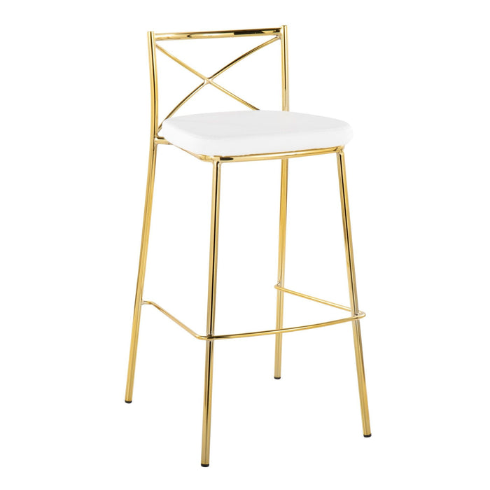 Modern Charlotte - 30" Fixed-Height Barstool (Set of 2)