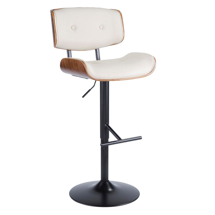 Lombardi - Adjustable Barstool (Set of 2) - Black Base