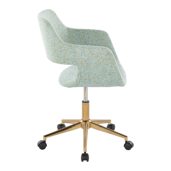 Margarite - Task Chair - Gold Base