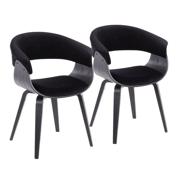 Vintage Mod - Chair (Set of 2) - Black