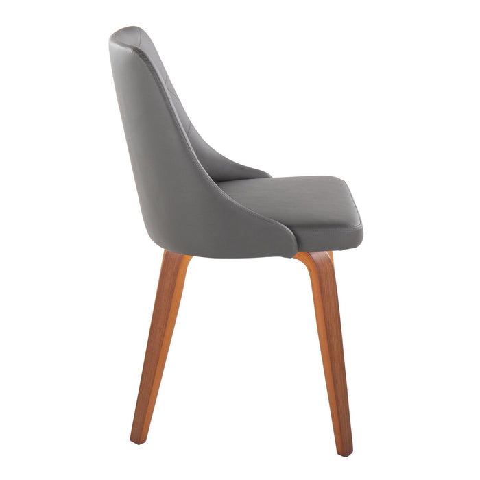 Marche - Chair (Set of 2) - Walnut Legs