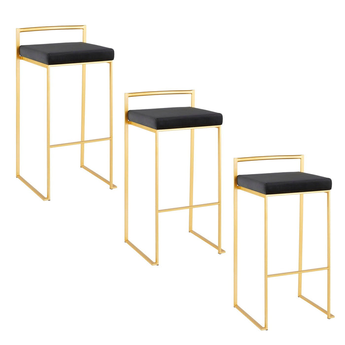 Fuji - Stackable Barstool Set