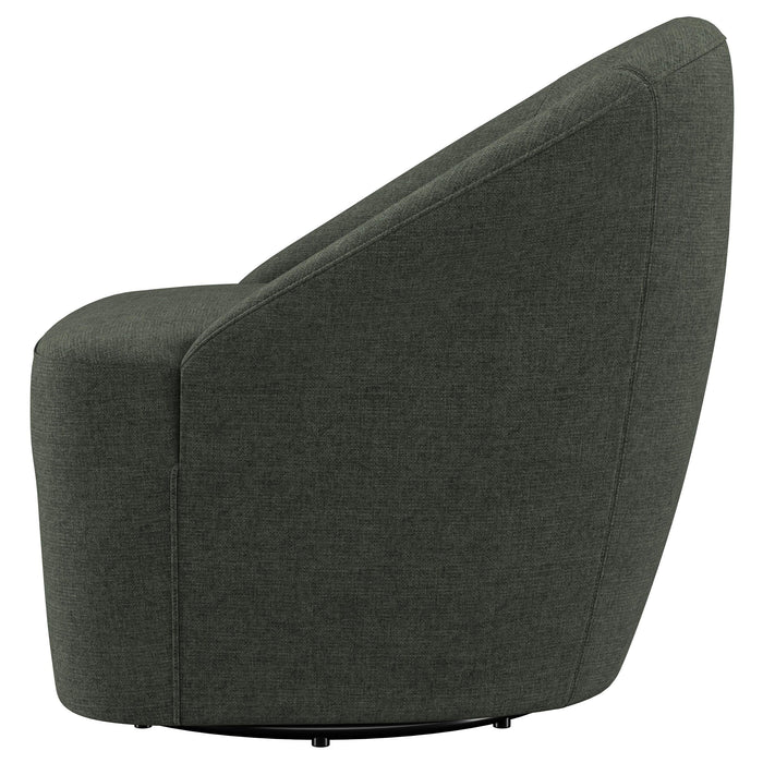 Leon - Upholstered Accent Swivel Barrel Chair