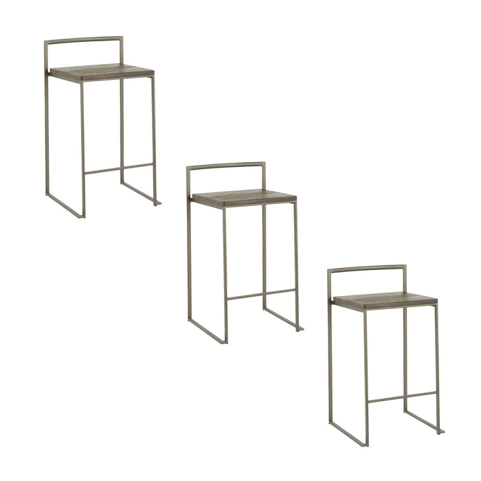 Fuji - Stackable Counter Stool Set