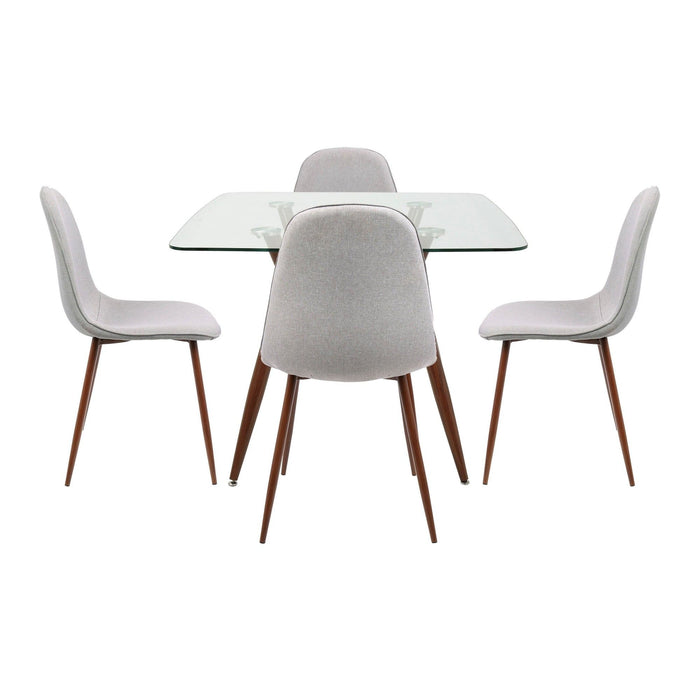 Clara - Pebble Dining Set (Set of 5)