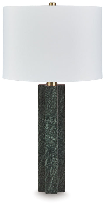 Keegan - Green - Marble Table Lamp