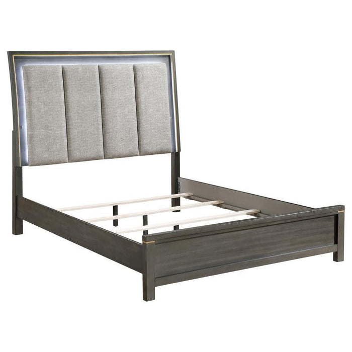 Kieran - Bedroom Set With Upholstered LED Headboard