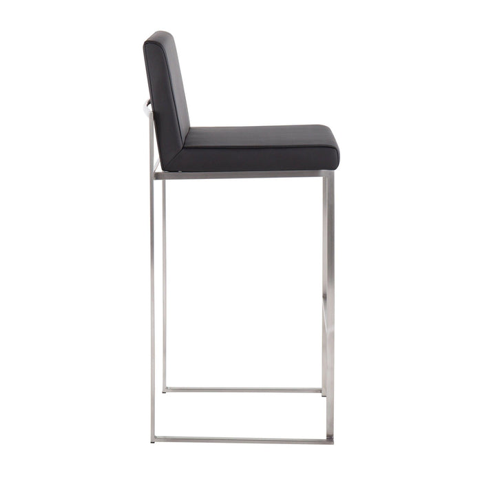 Fuji - High Back Upholstered Barstool Set