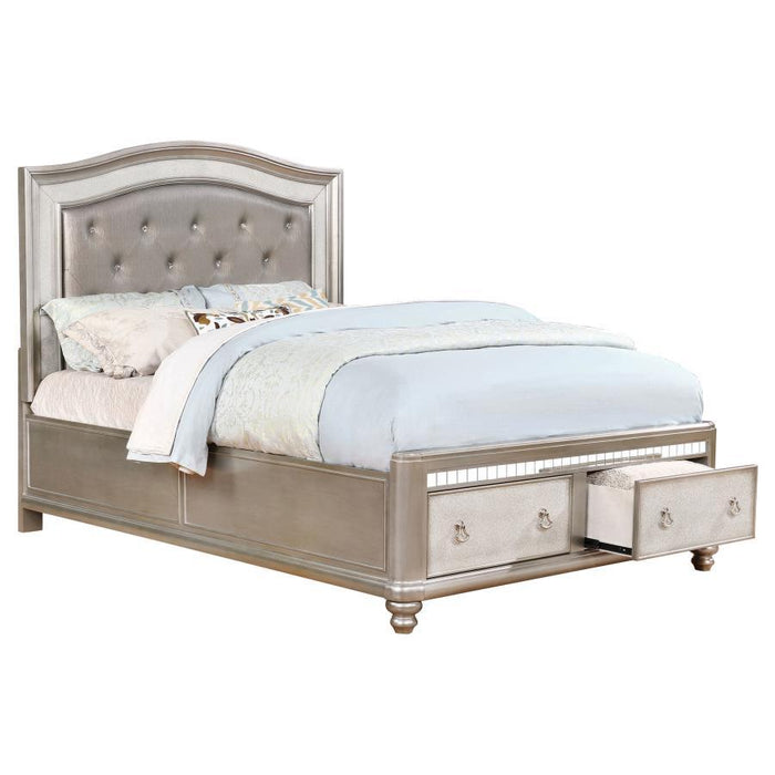 Bling Game - Upholstered Storage Bed Bedroom Set