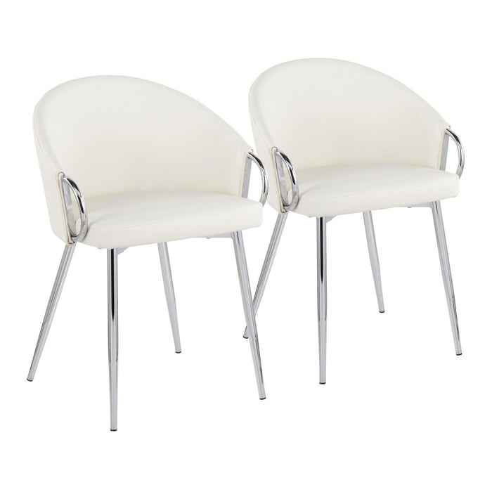 Claire - Chair (Set of 2) - Silver Base