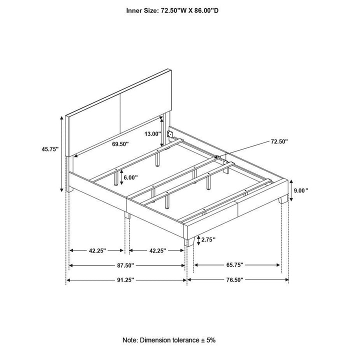 Dorian - Upholstered Bed