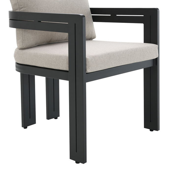 Costa - Dining Side Chair (Set of 2) - Black And Soluction Beige