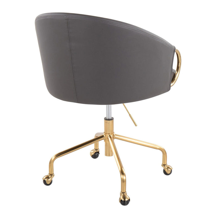 Claire - Task Chair - Gold Base