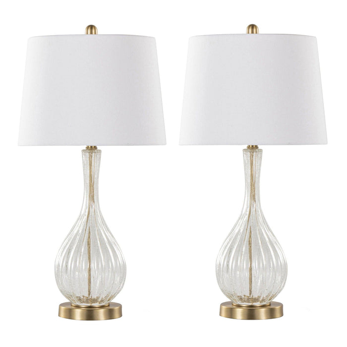 Jenny - 27" Glass Table Lamp (Set of 2)