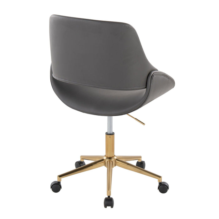 Bacci - Office Chair - Chrome Metal Base