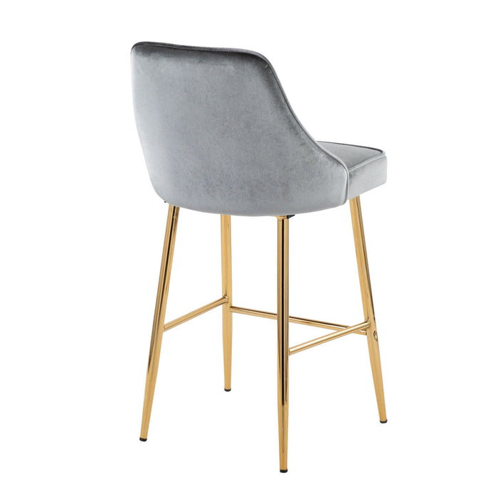 Lombardi - Adjustable Barstool - Walnut