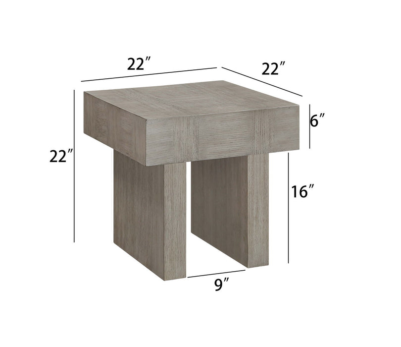 Crawley - End Table - Light Brown