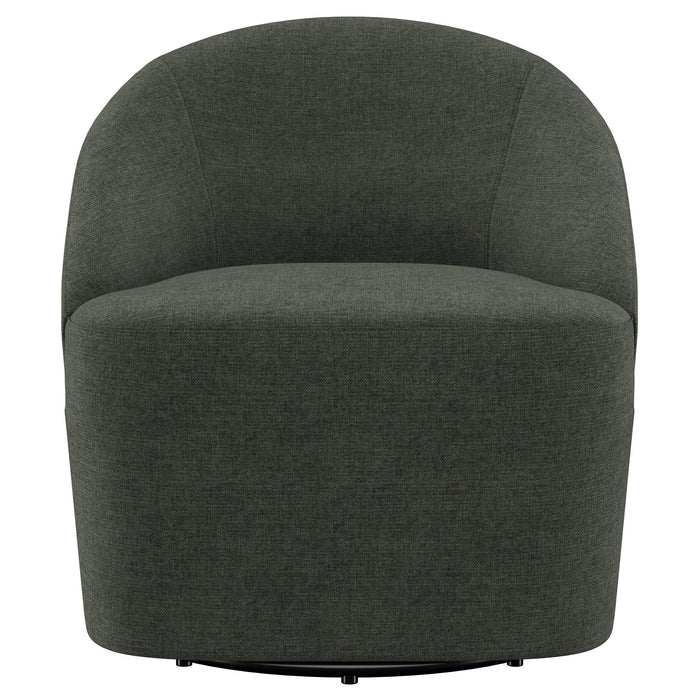 Leon - Upholstered Accent Swivel Barrel Chair