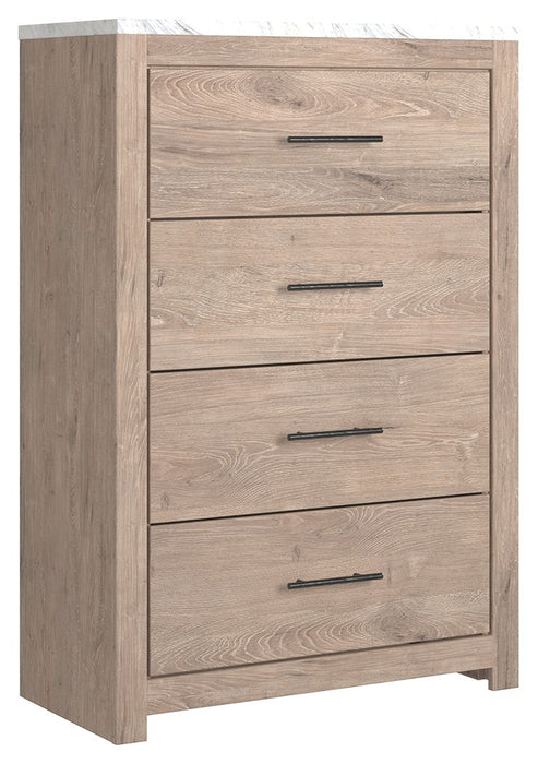 Senniberg - Light Brown - Four Drawer Chest