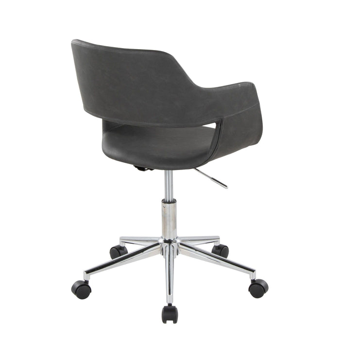 Margarite - Task Chair - Black Metal