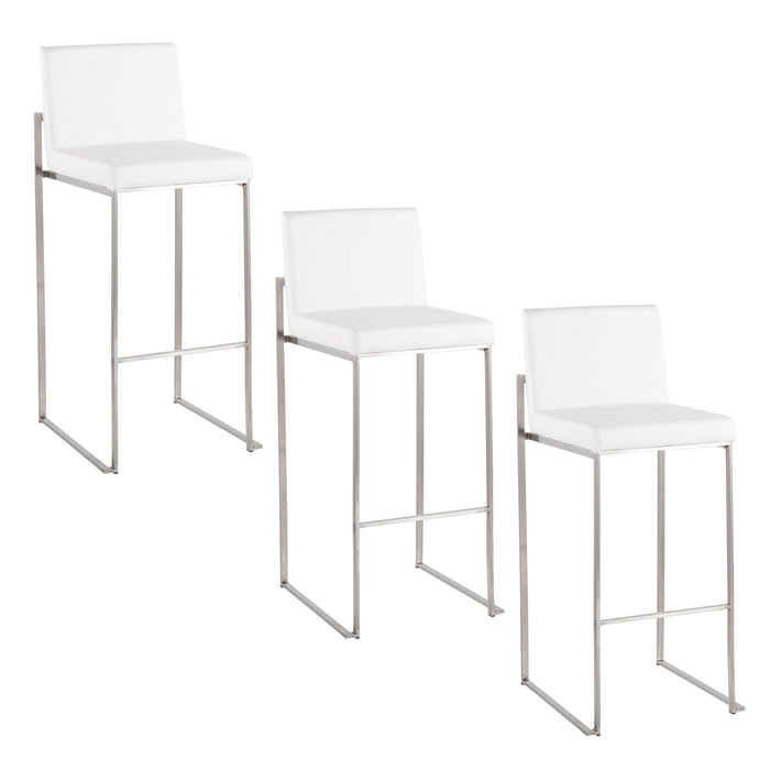 Fuji - High Back Upholstered Barstool Set