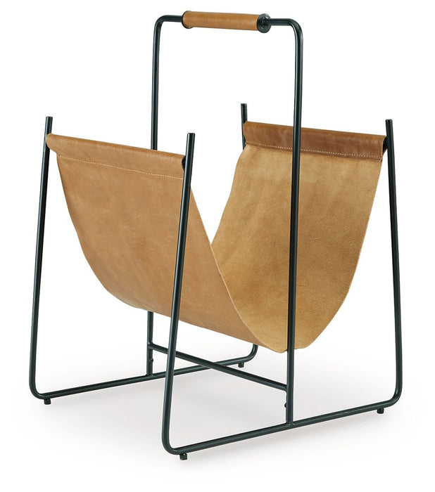 Faronworth - Brown / Black - Magazine Rack